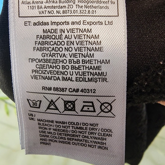 Adidas Black One Piece Classic Athletic Swimsuit - Picture 5 of 5